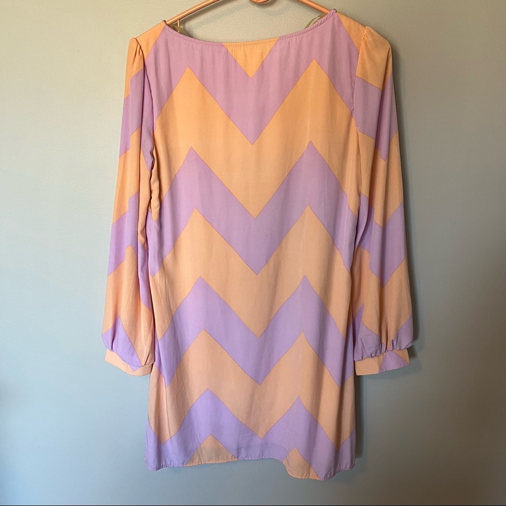 Chevron Dress Pastel